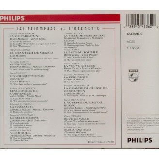 Les triomphes de l'opérette (16 titres)